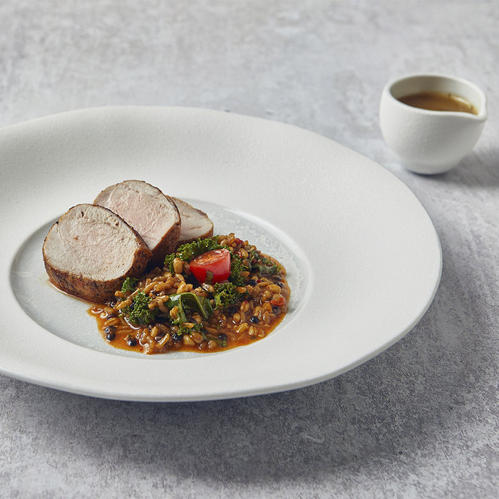 Тарілка глибока 30 см, Incise Porcelain Lustre, GenWare