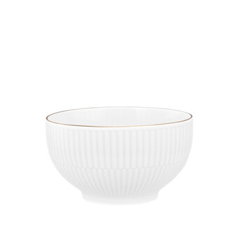 Піала для капучіно 0,4 л, біла із золотистим обідком Amina Goldrand Seltmann Weiden