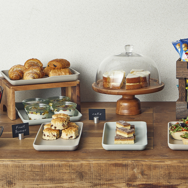 Блюдо для торта 33* h 13 см, акация, Genware