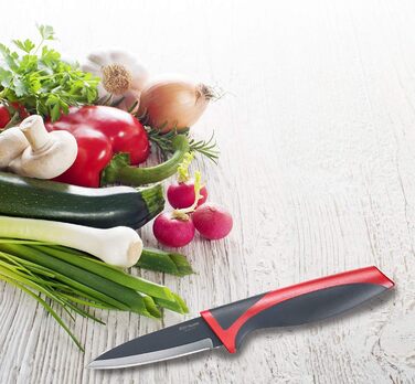 Набір ножів Westmark 5 шт. , 1 велика обробна дошка та 4 ножі, обробна дошка 37 х 25,5 см, лезо кухарського ножа/ножа для хліба по 20 см, лезо канцелярського ножа 12 см, лезо ножа для чищення овочів 8 см, 145222E6 (ніж для чищення овочів)