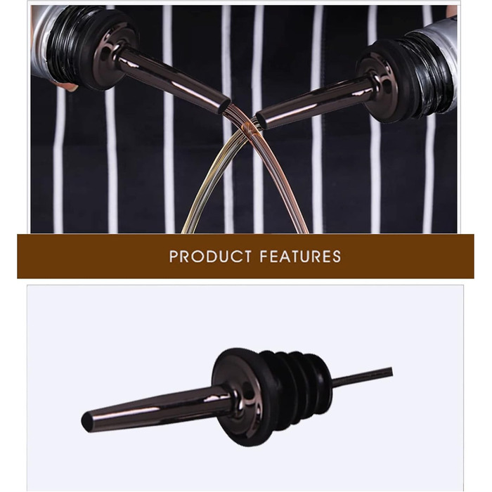 Набір з 4 склянок, винним штопором та винними аксесуарами RERXN