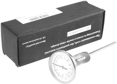 Термометр для молока з регульованим затиском 13 х 4,5 см Barista Coffee FTVOGUE