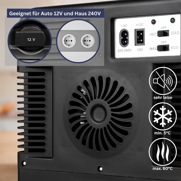 Мини-холодильник 15 л черный KS15 Sommertal