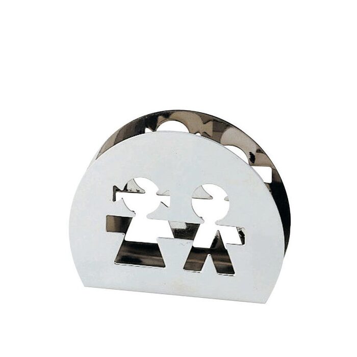 Подставка для салфеток 11х8,5х3 см металлик Girotondo Alessi