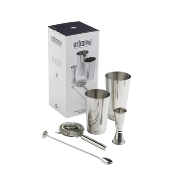 Набір бармена, 5 предметів, нержавіюча сталь, Cocktail Set, Urbanbar (Урбанбар)