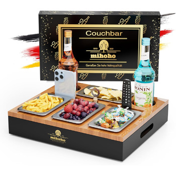 Органайзер для снеків 40 х 34 х 7,5 см чорний Mihoho