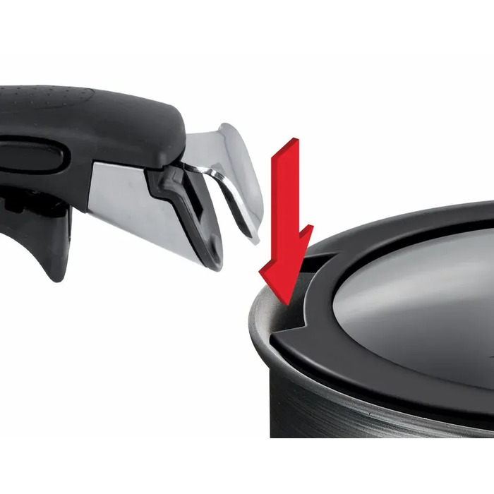 Набір скляних кришок Tefal Ingenio, 16см, 18см, 20см, скло, пластик, чорний