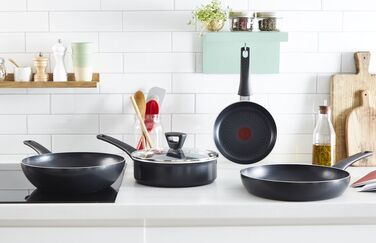 Tefal Сковорода Start&Cook, 28см, алюминий, черный