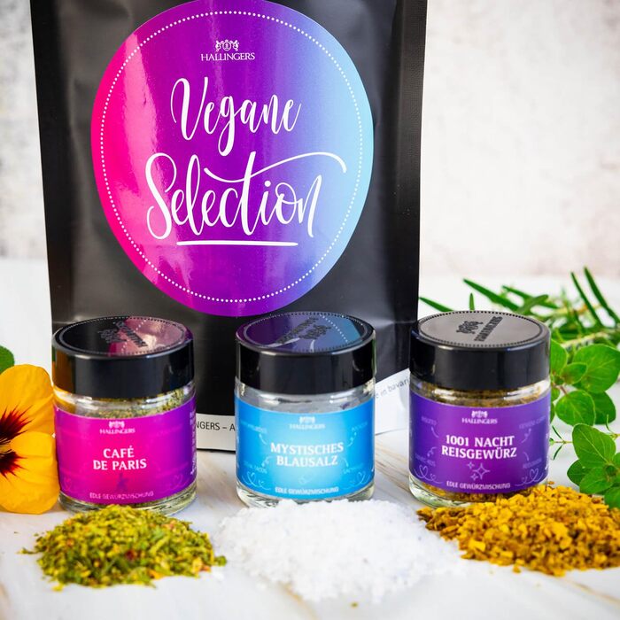 Класичний набір спецій Hallingers - 1 - Подарунковий набір спецій ручної роботи, 12 спецій з усього світу (Набір) - Літній подарунок та ідеальний подарунок для барбекю Подарунок для нової домівки &quotВітаємо дружбу&quot Класичні спеції., 12 спецій (73603