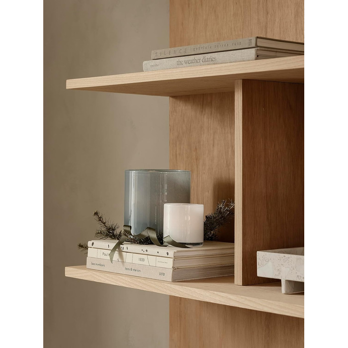 Свічник скляний, розмір S, 8 x 8,5 см білий SAGA Blomus