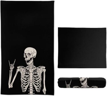 Полотенце многоцелевое 70 х 40 см Скелет Ouqiuwa