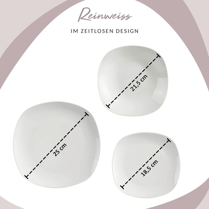 Порцеляновий набір посуду 36 шт. Bilgola Sänger