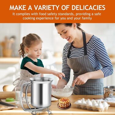 Диспенсер для тіста з нержавіючої сталі 900 мл Dinhauyon