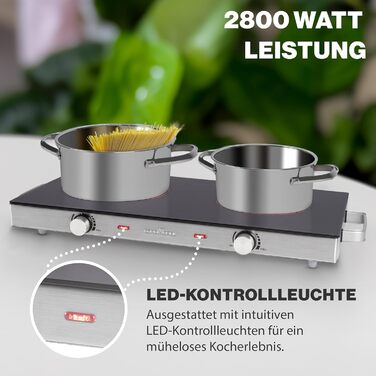 Плита настольная электрическая 2800 Вт PC-DKP 1211 ProfiCook