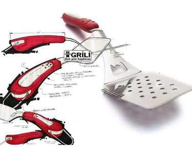 Лопатка із нержавіючої сталі GrillPro