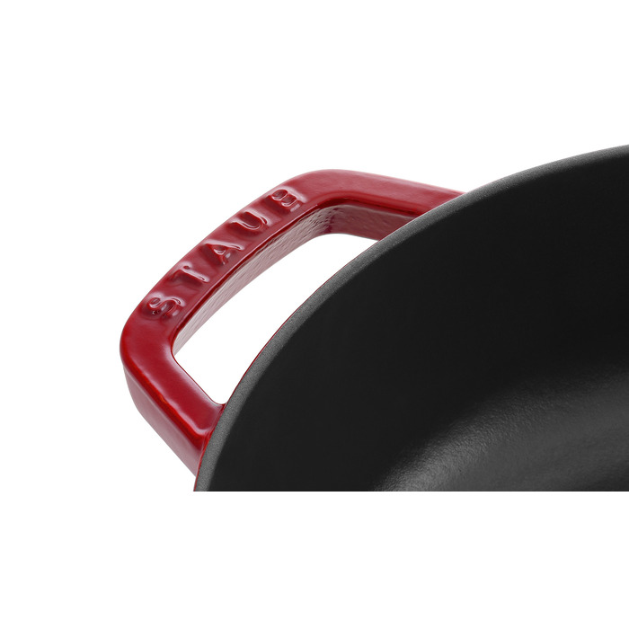 Чавунна жаровня Chistera з кришкою 24 см, вишневий Staub