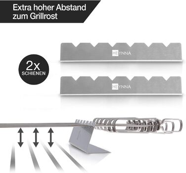 Шампури для барбекю 6 х 45 см. Heynna Premium