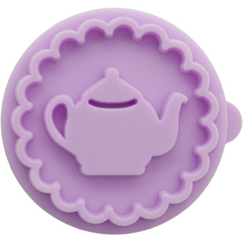 Штамп для печива у вигляді чайника маленький, 5 см, RBV Birkmann