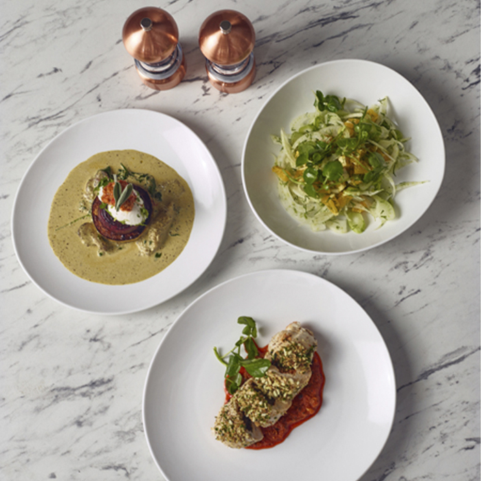 Тарілка глибока 23 см, Incise Porcelain Soma, GenWare