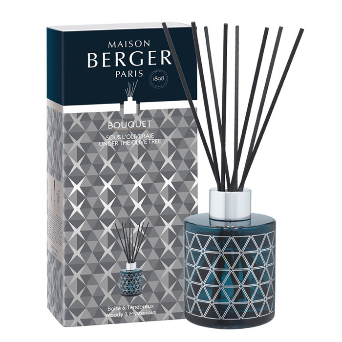 Дифузор Maison Berger Paris GEODE BLEUE, з ароматом UNDER THE OLIVE TREE, 115 мл