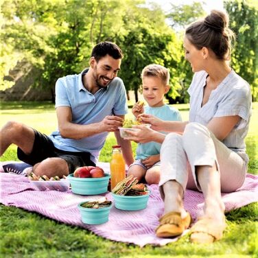 Складані кемпінгові миски 4 шт Basiter