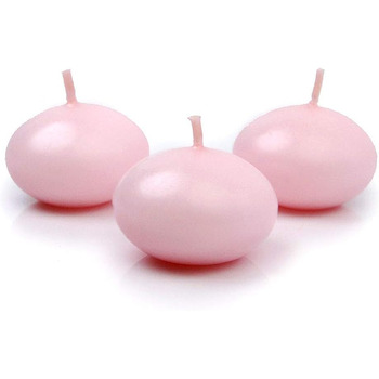 Плаваючі свічки 50 шт. плаваючі свічки Ø 40 мм (рожеве золото) (рожеві)