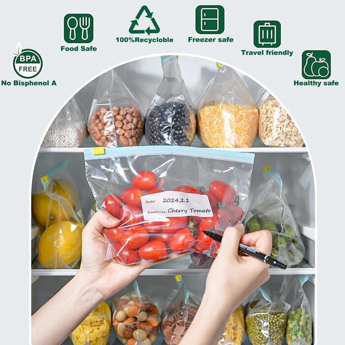 Вакуумні пакети 30 пакетів 20 х 10 / 23 х 15,5/ 26,5 х 32 см HYRYC