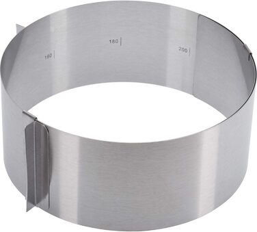 Кольцо для торта Westmark, очень высокое, Ø 16 30 см переменное, нержавеющая сталь, серебристый, 31312260 одинарное кольцо для торта высота 8,5 см