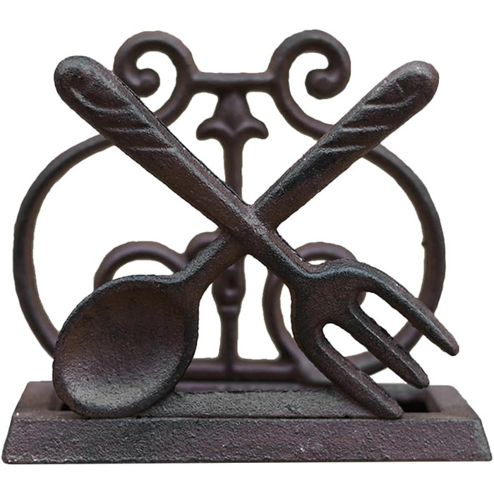 Тримач для серветок з чавуну 13 х 6,5 х 11,5 см Alipis