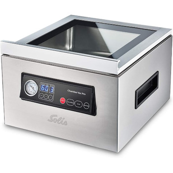 Вакуумный упаковщик 7 л, в комплекте 30 вакуумных пакетов Chamber Vac Pro Solis