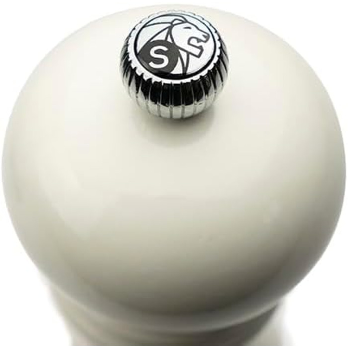 Соляний млин Paris u'Select 22 см - ParisRama - 6 попередньо встановлених помелів - Виготовлений з деревини, сертифікованої PEFC - Французькі ноу-хау - Лакований слоновою кісткою