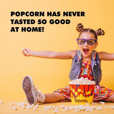 Электрическая машина для попкорна 1200 Вт, бирюзовый Edihome