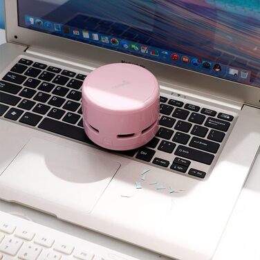 Міні-пилосос бездротовий 2 Вт рожевий Tihoo