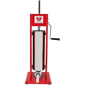 Машина для наповнення ковбаси професійна вертикальна 7 л, червоний MT07 Beeketal