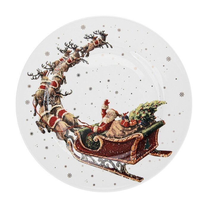 Тарелка Fissman CHRISTMAS 19, 5 cм фарфор (14011)