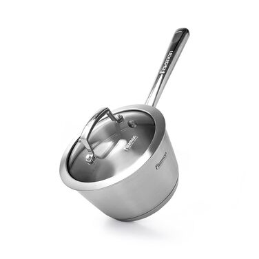 Ківш Fissman MILLENIUM 16x9 см / 1,5 л зі скляною кришкою (5360)