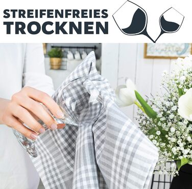 Набір із 10 кухонних рушників 45x65 см, різнокольорові LAYNENBURG