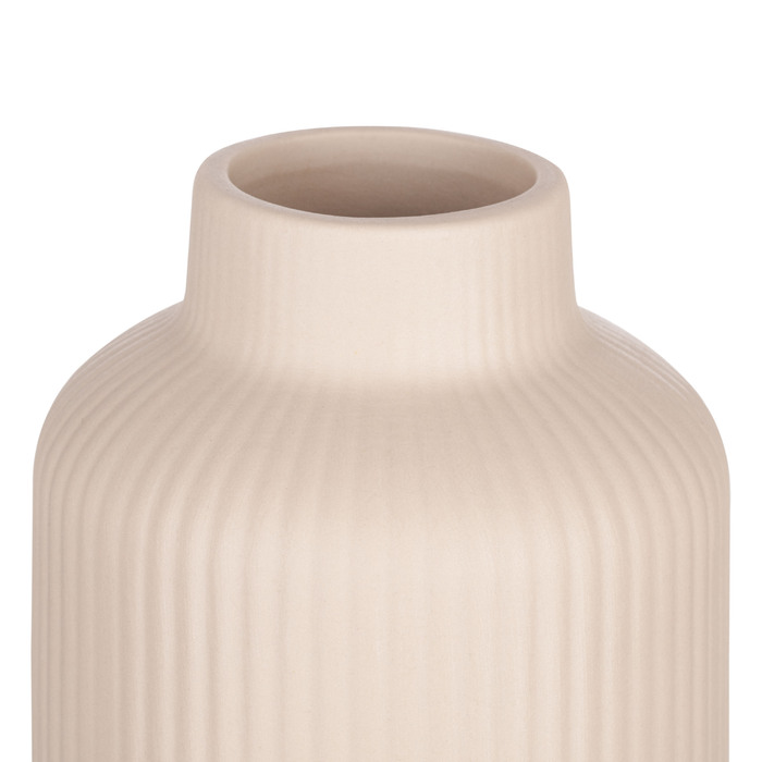 ARDESTO Ваза Савона, 8x15см, фарфор, бежевый