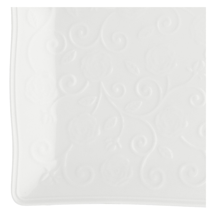 Піднос прямокутний La Porcellana Bianca FLORENTINA, порцеляна, 30 х 16 см