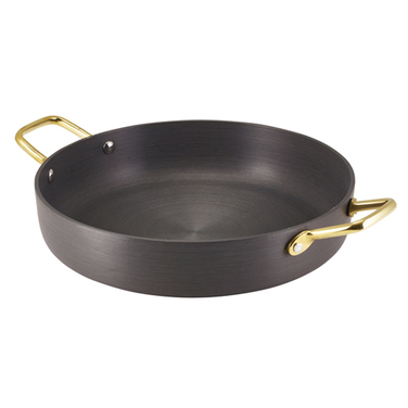 Сковородка для подачи 24*5.5 см, 1.9 л, круглая, алюминиевая, GenWare