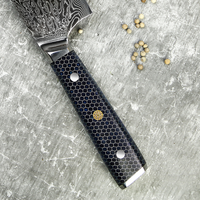 Профессиональный нож шеф повара из дамасской стали GRILLI 777141 Код: 012314