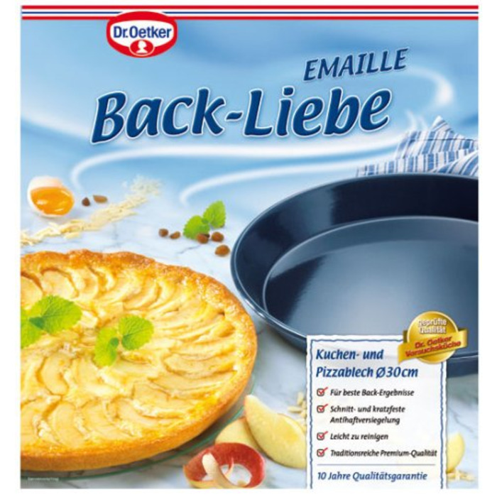 Деко круглий Ø 30 см Back - Liebe Dr. Oetker