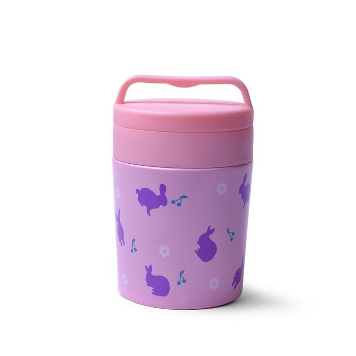 Термос для їжі Fissman 350 мл рожевий (9679)