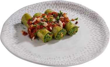 Тарілка меламінова 26,5 см біло-сіра FOOTMARK APS