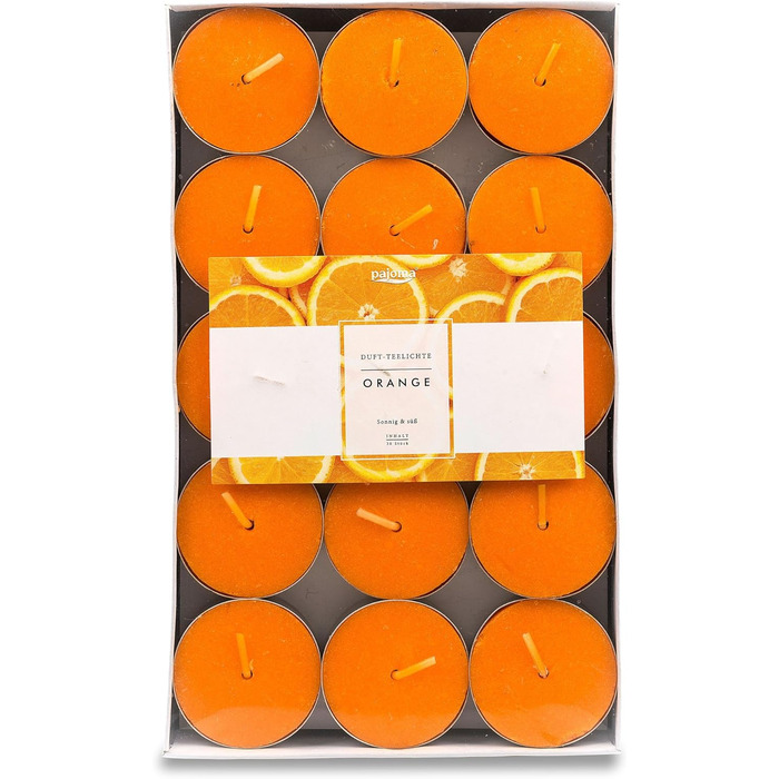 Ароматичні чайні свічки Pajoma 90, 3x30 шт. , ароматичні свічки, багато ароматів на вибір, висота 1,5 см, діаметр 3,5 см (Sweet Sunny, 30)