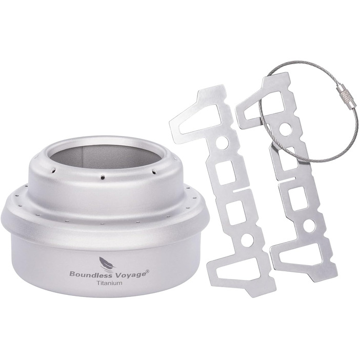 Титановая спиртовая плита 56 г. iBasingo