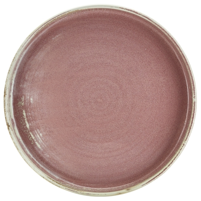 Тарелка с бортиком 26хh 3.3 см, Terra Porcelain Rose Pink, GenWare