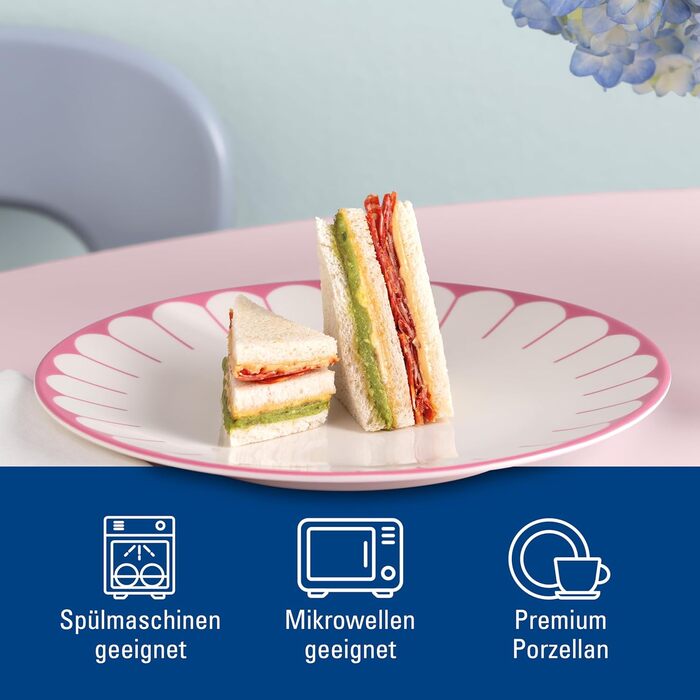 Обідня тарілка 26,6 см, рожевий Fleur Villeroy & Boch