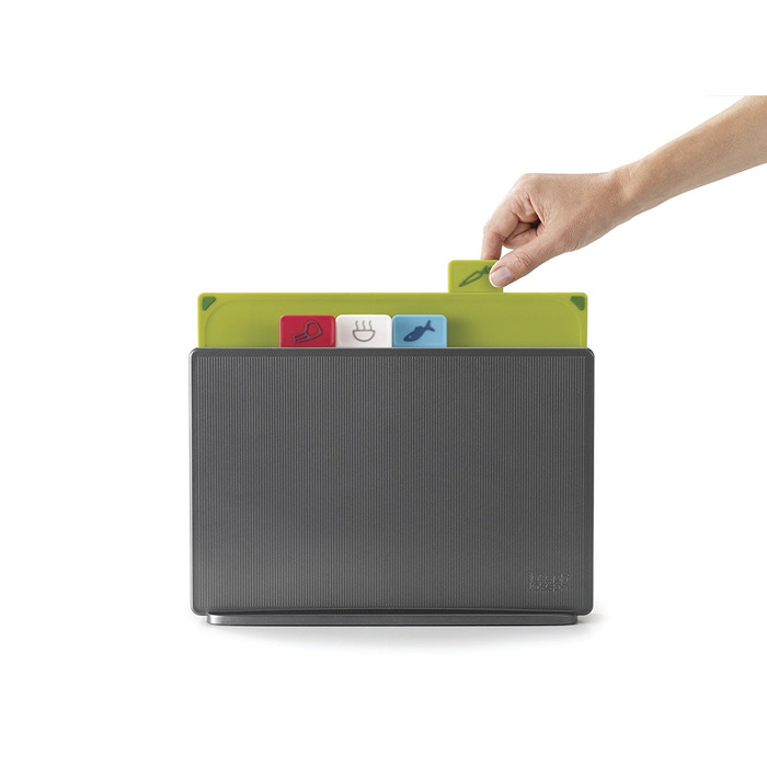 Набір обробних дощок сірий Index Joseph Joseph