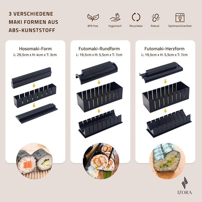 Набір для приготування суші Izora
